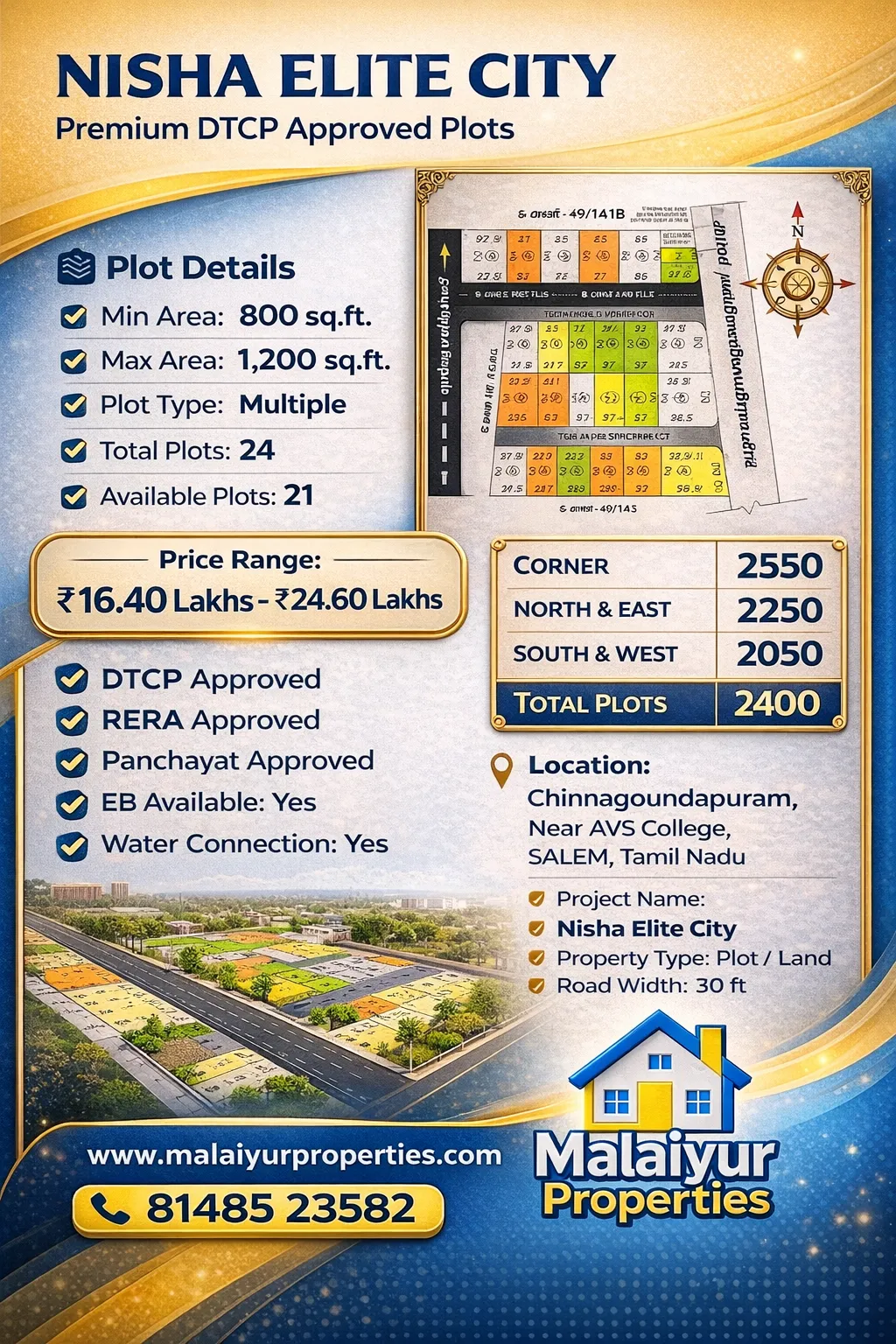 Best Lands in Tamil Nadu | Affordable Salem Plots for Sale